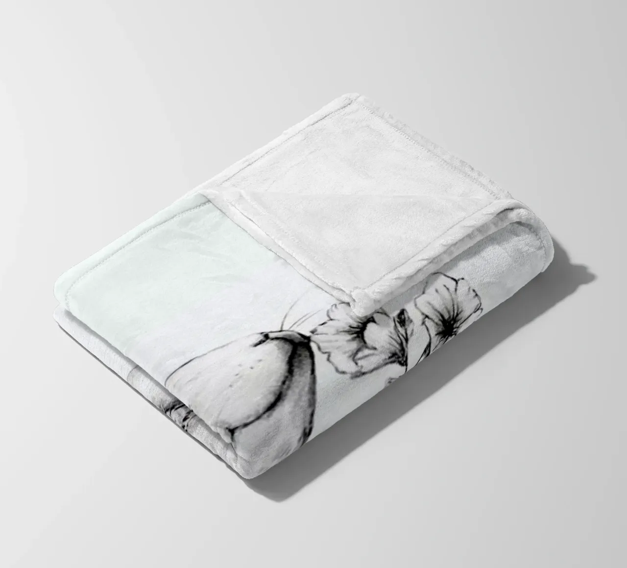 Rabbit fleece blanket by Tvinkla