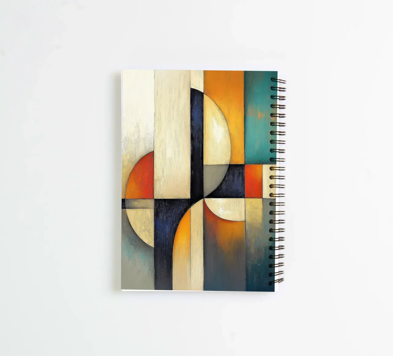 Abstract forms spiral notebook by Imagine