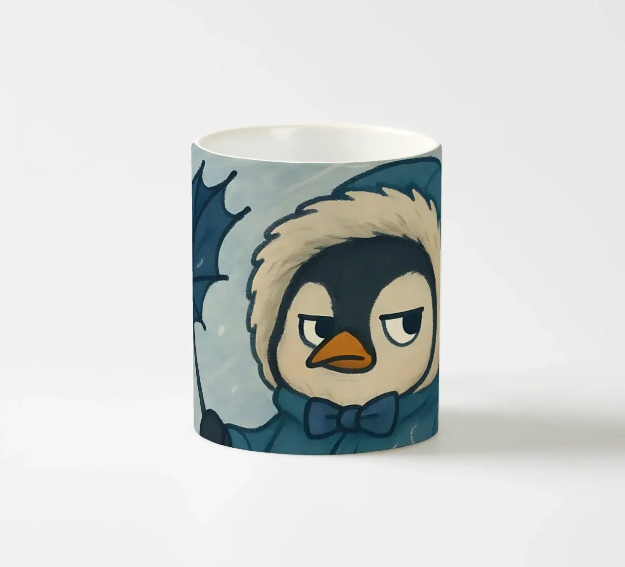 Meme divertente sui pinguini tazza in ceramica da Funny Humor Art