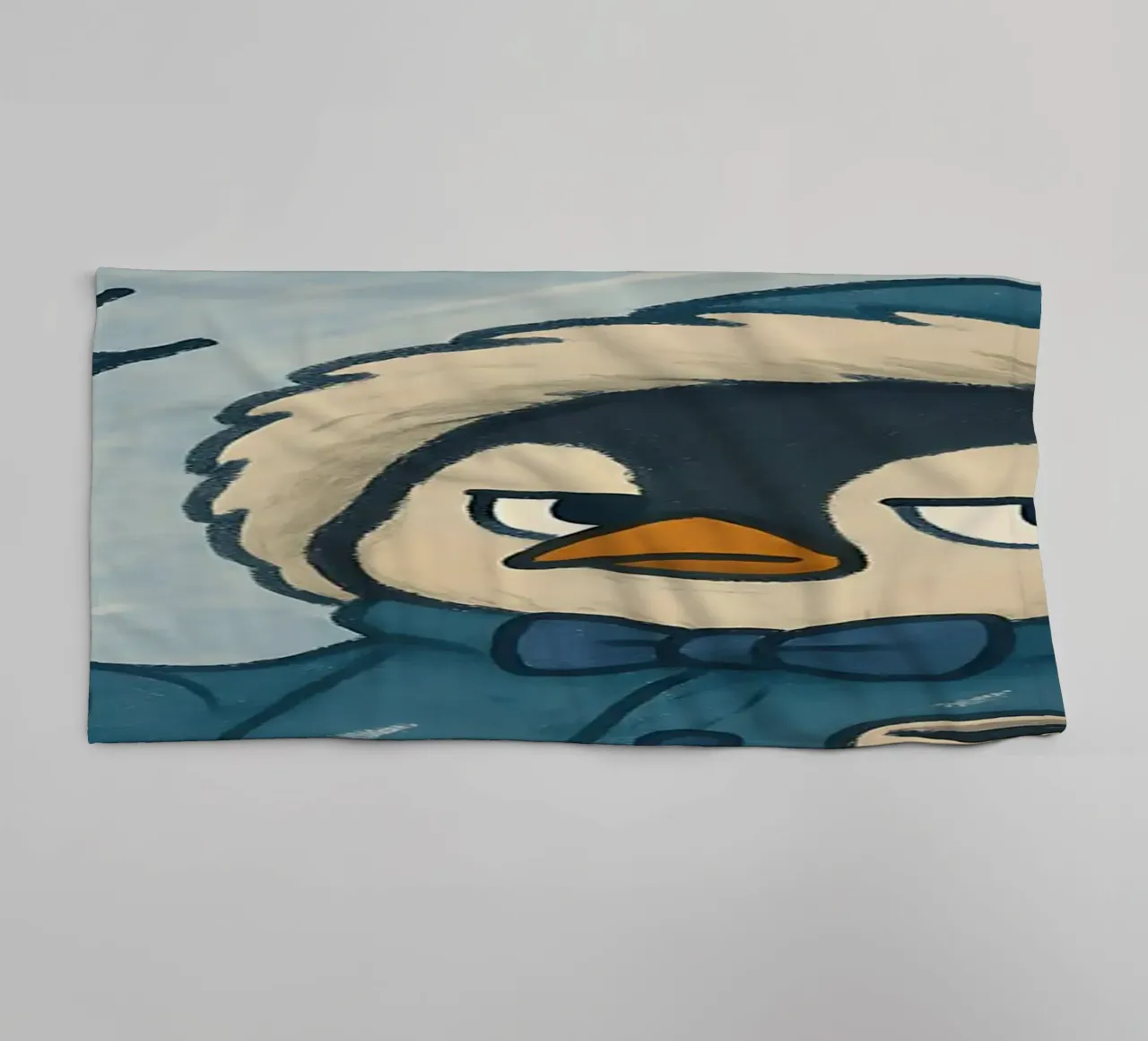 Meme divertente sui pinguini asciugamano da bagno da Funny Humor Art
