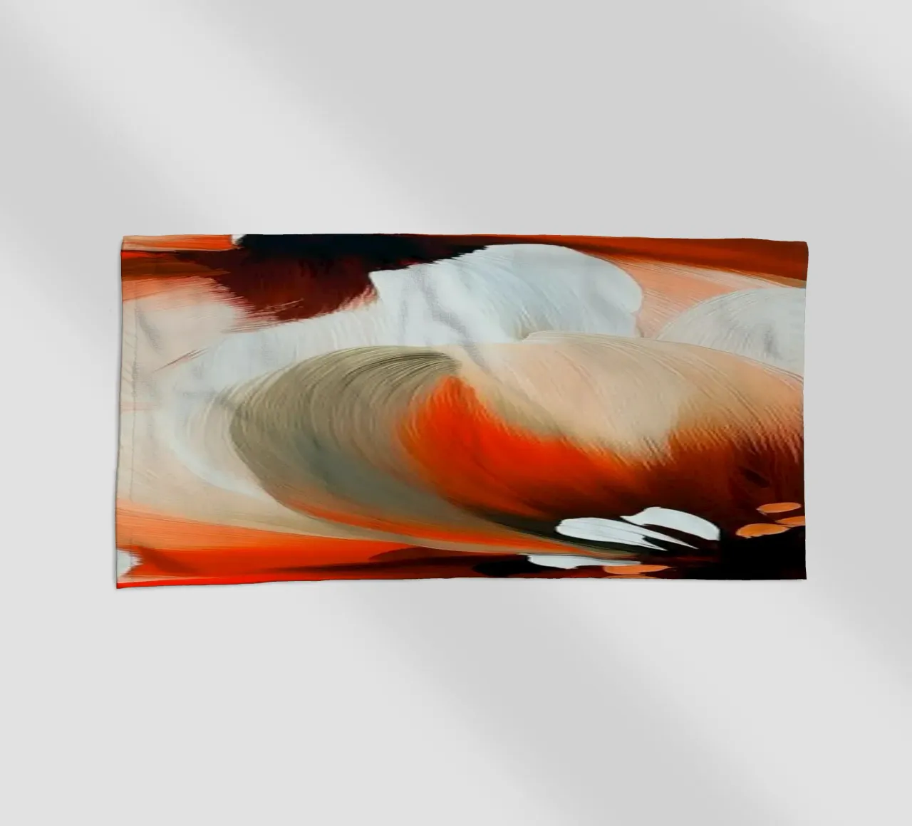 Flowers abstract beach towel by Imagine