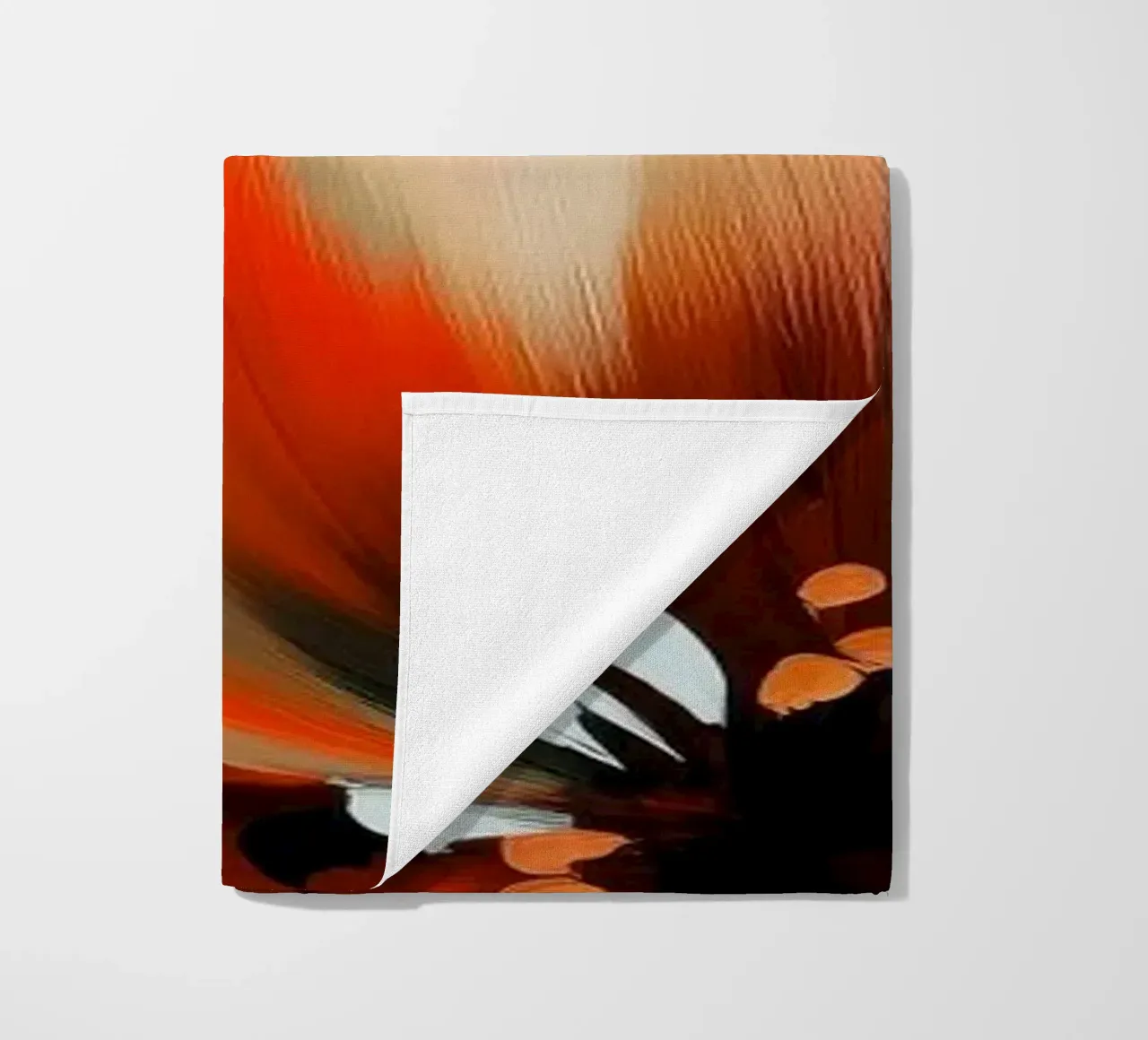 Flowers abstract beach towel by Imagine