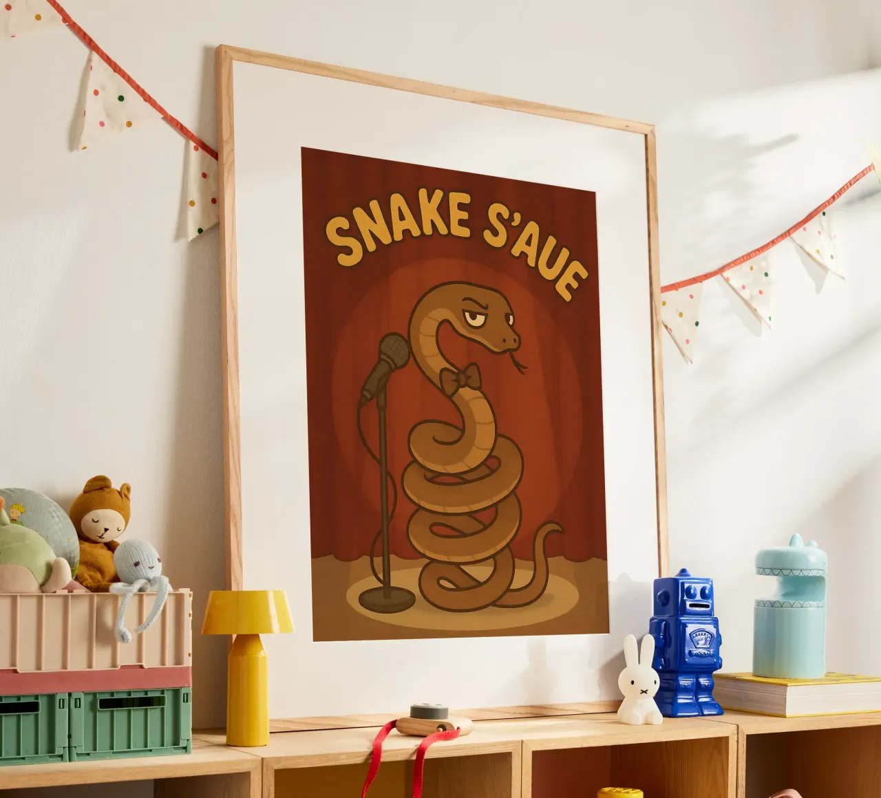 Meme divertente sul serpente poster da Funny Humor Art