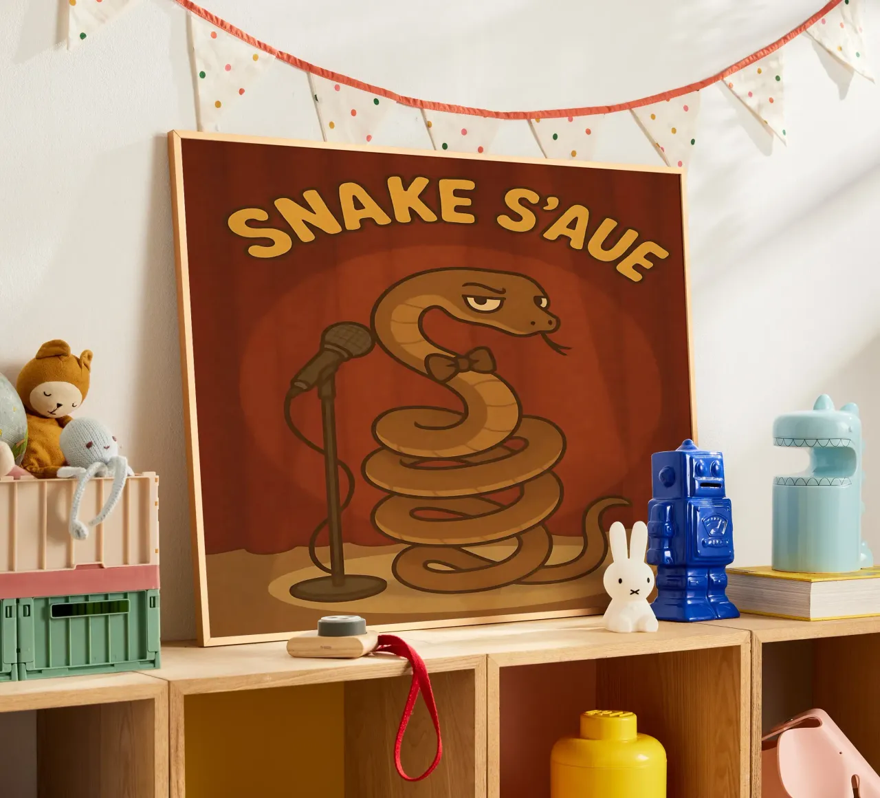 Meme divertente sul serpente poster da Funny Humor Art