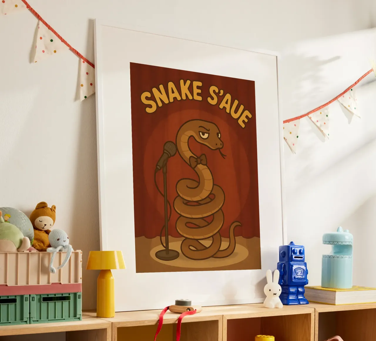 Meme divertente sul serpente poster da Funny Humor Art