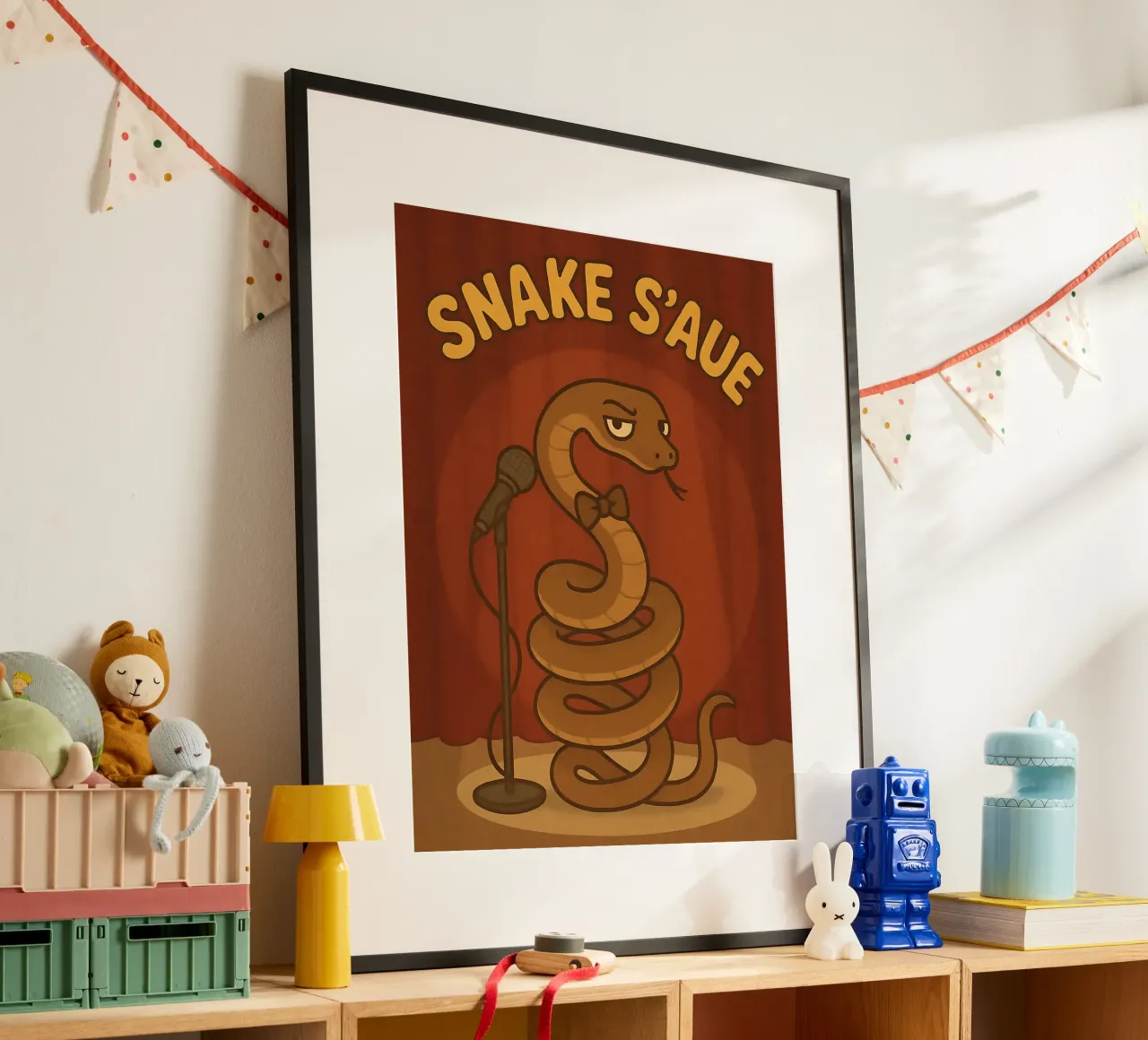 Meme divertente sul serpente poster da Funny Humor Art