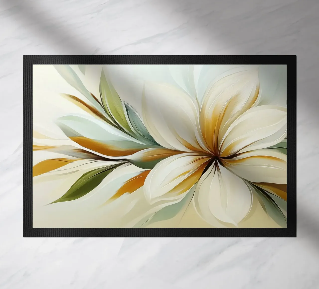Bloom abstract doormat by Imagine