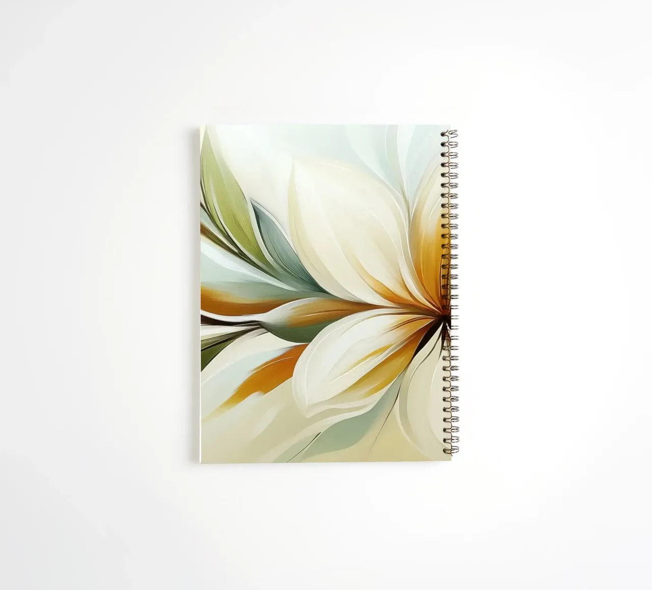 Bloom abstract spiral notebook by Imagine