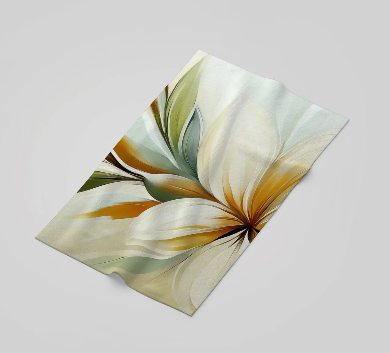 Bloom abstract beach towel by Imagine
