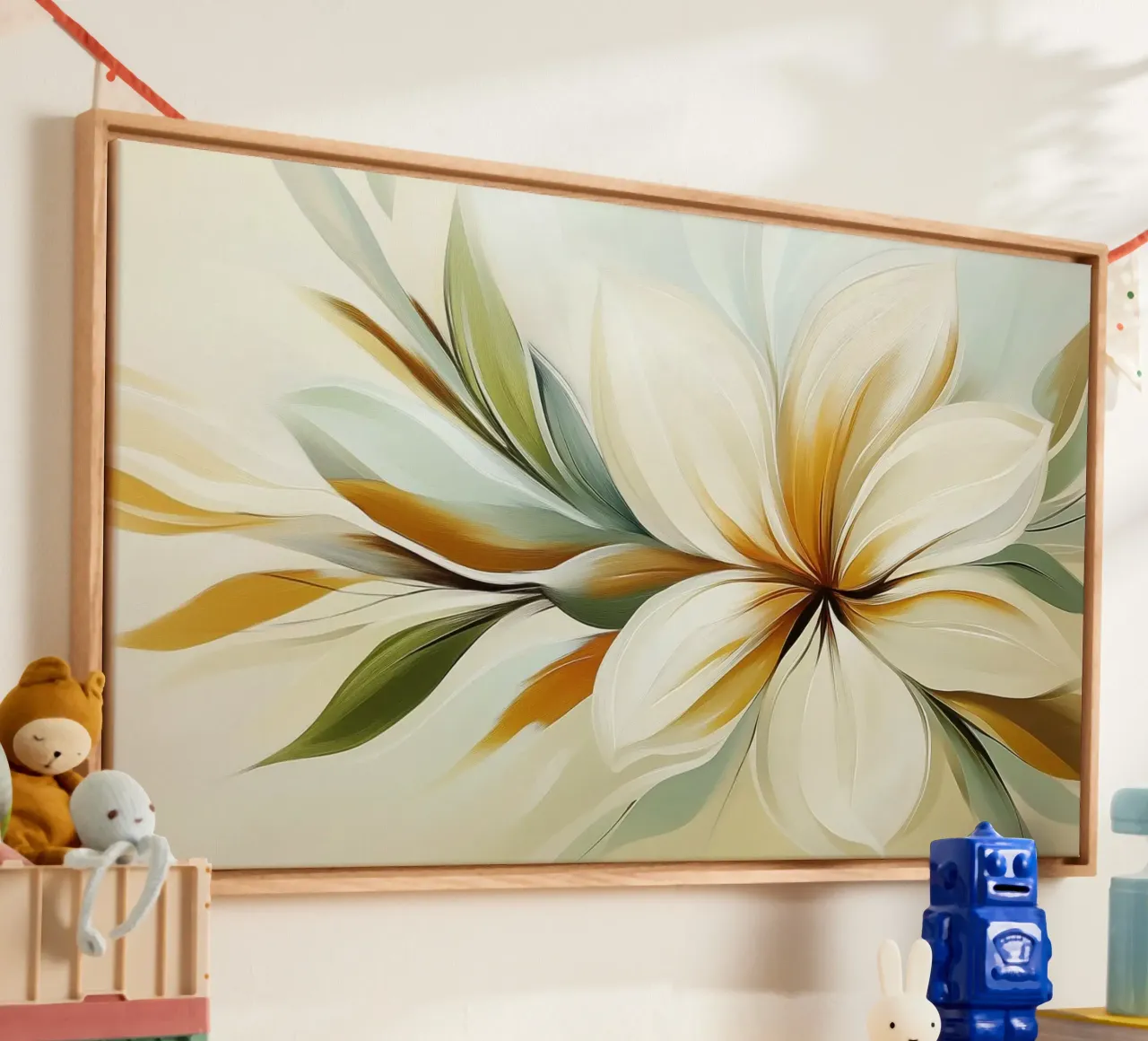 Bloom abstract canvas by Imagine