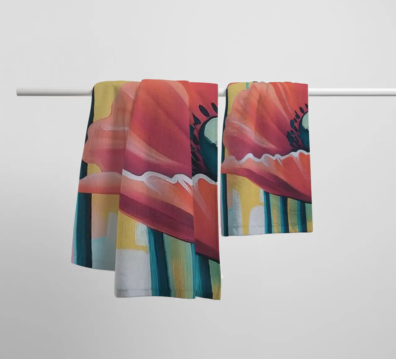 Klaprozen asciugamano da bagno da Imagine