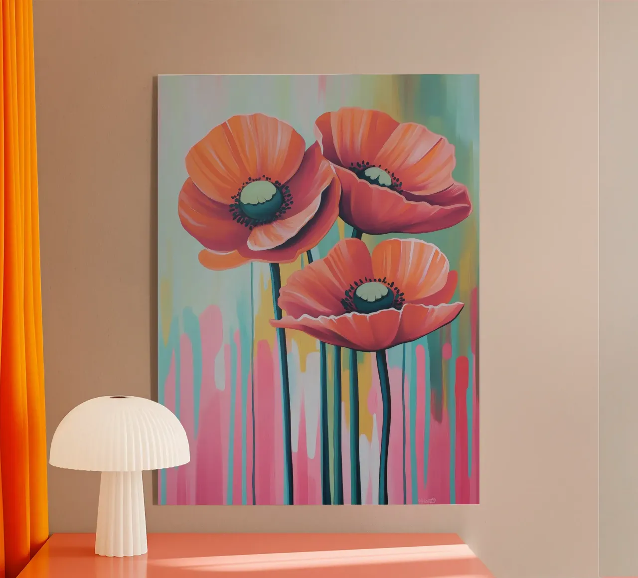 Klaprozen acrylic glass by Imagine