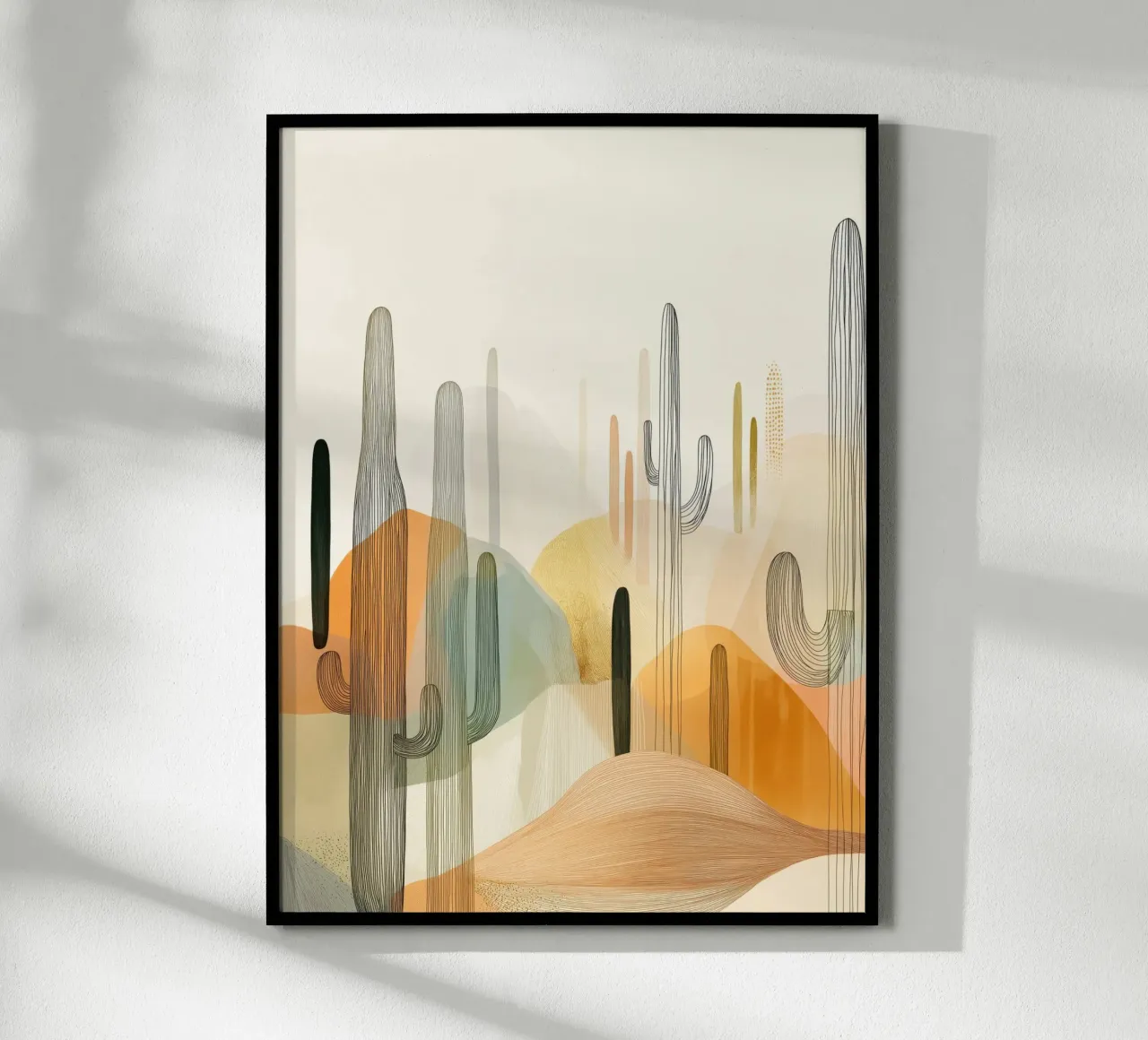 Deserto di cactus carta hahnemühle da Imagine