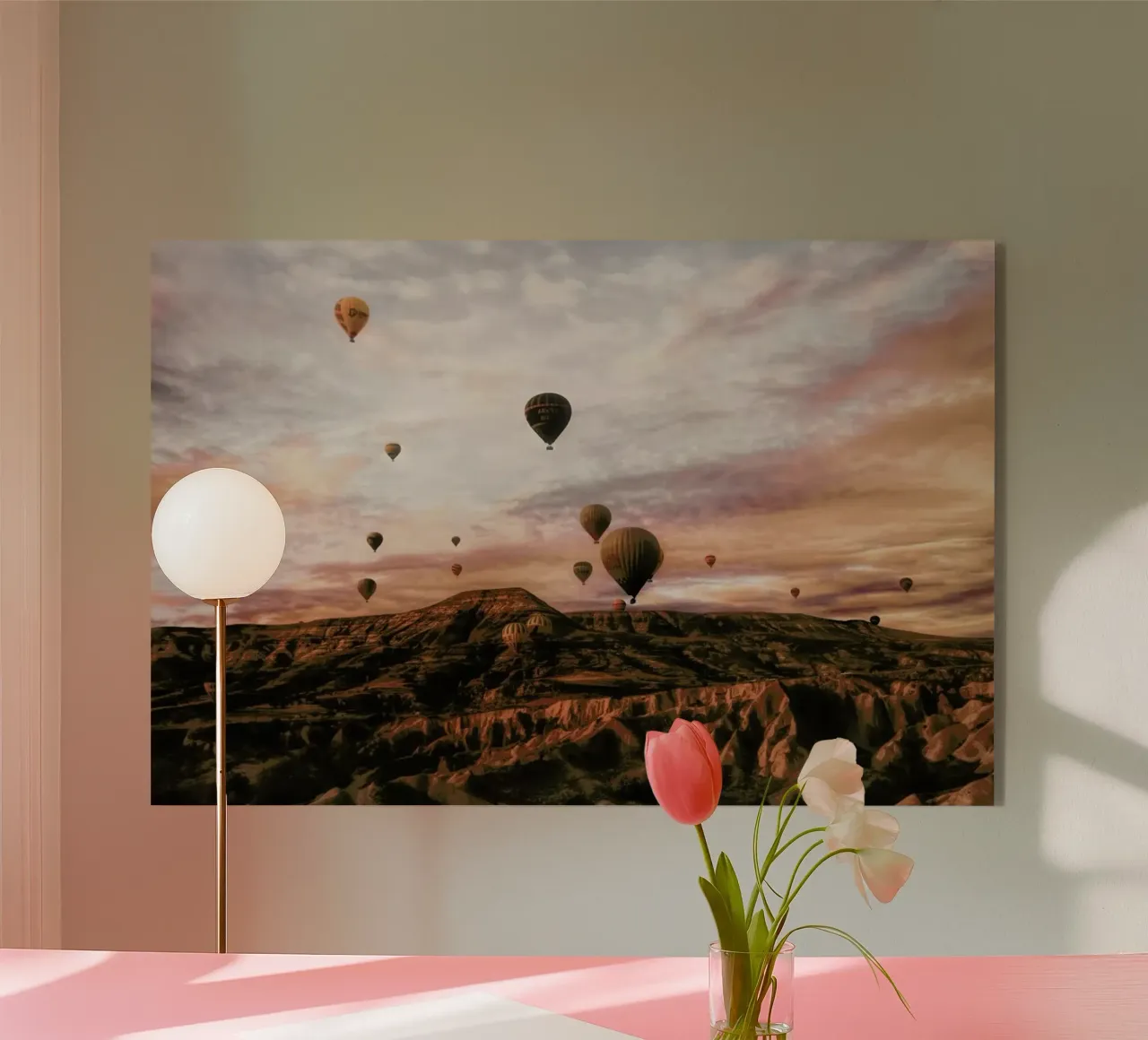 Cappodocia Hot Air Balloon - Ayse Yorgancilar acrylic glass by Pictufy
