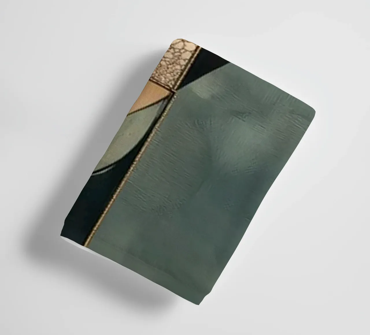 Abstract shapes in dark colours towel by Imagine