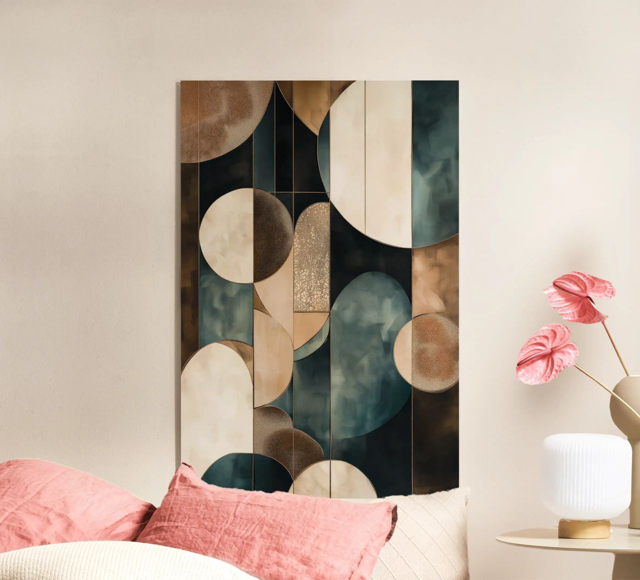 Forme astratte in colori scuri plexiglass da Imagine
