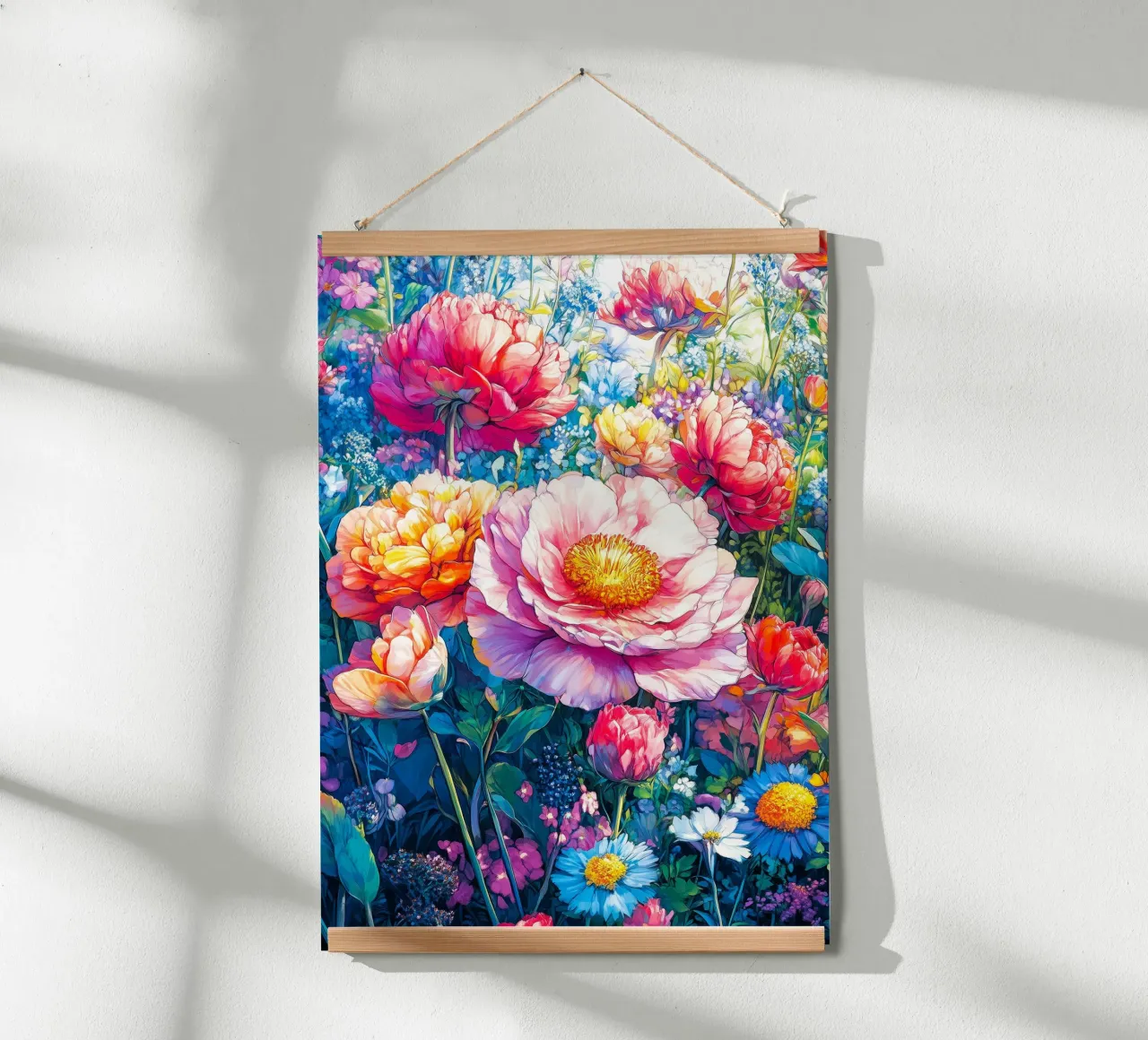 Peonies hahnemühle by Justyna Jaszke JBJart