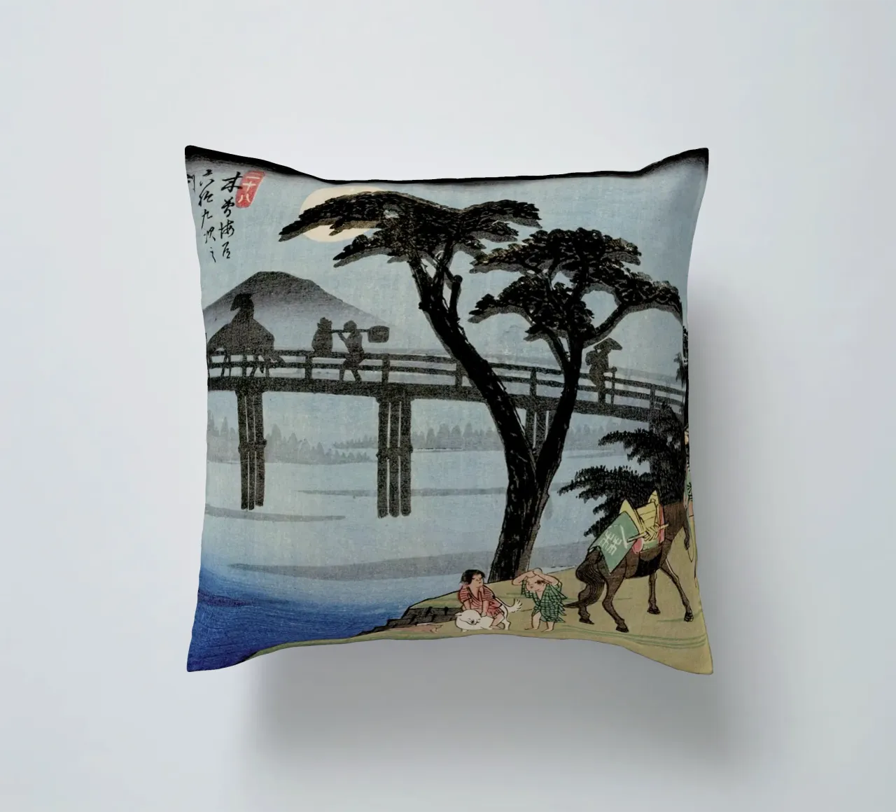 Hiroshige- Nagakubo cuscino da ARTOTHEK