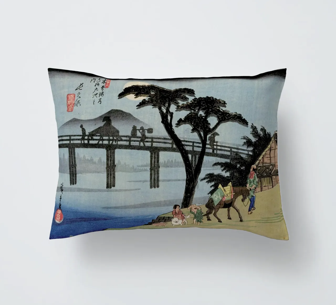 Hiroshige- Nagakubo cuscino da ARTOTHEK