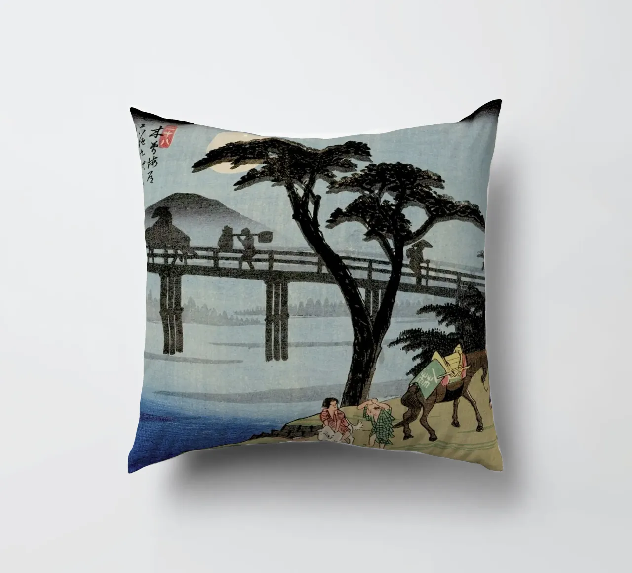 Hiroshige- Nagakubo cuscino da ARTOTHEK
