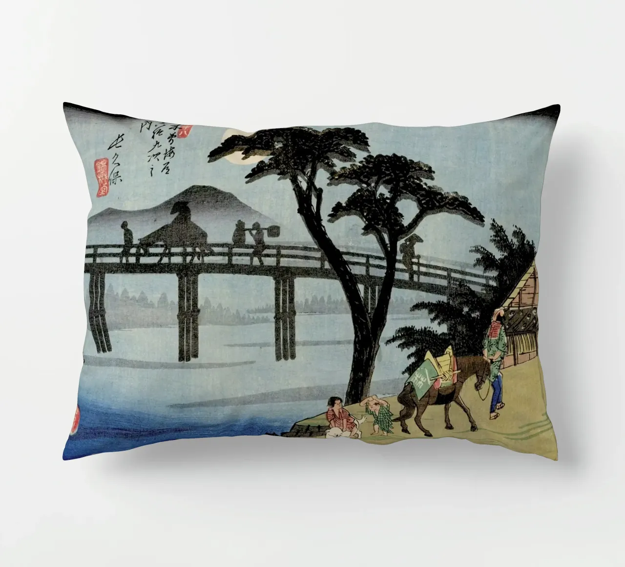 Hiroshige- Nagakubo cuscino da ARTOTHEK