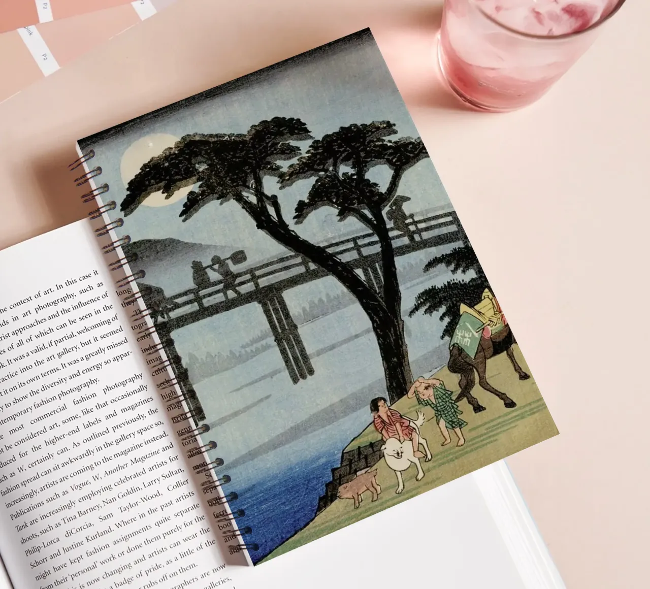 Hiroshige- Nagakubo spiral notebook by ARTOTHEK