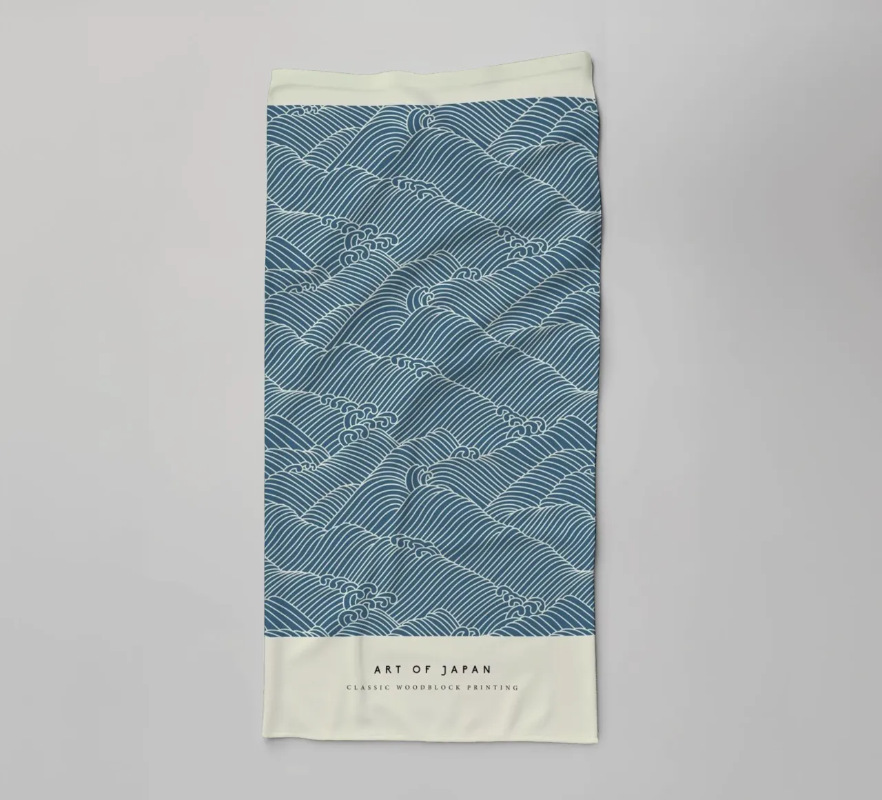Japanese Wave Woodblock asciugamano da bagno da Vintage by JUNIQE