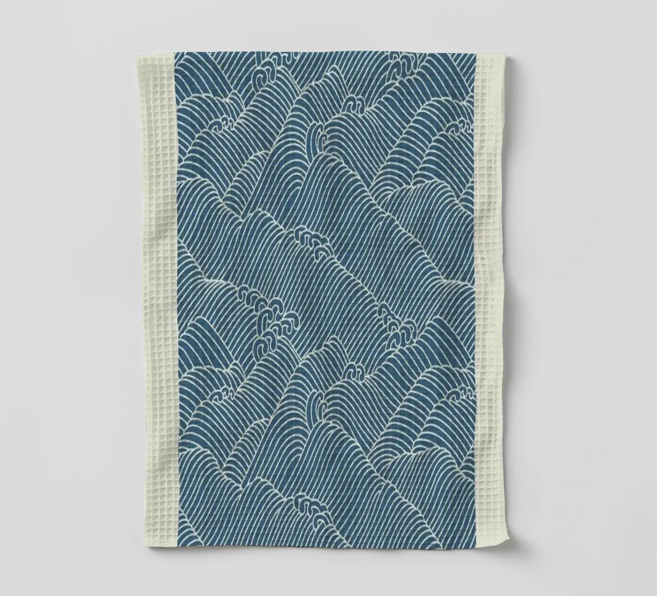 Japanese Wave Woodblock canovaccio da cucina da Vintage by JUNIQE