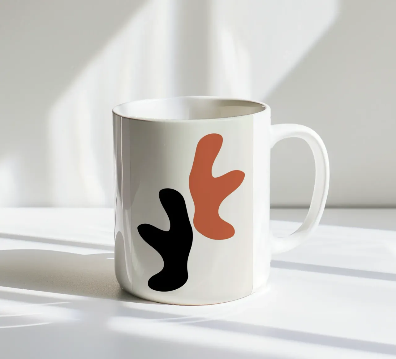 Shapes tazza in ceramica da Pure