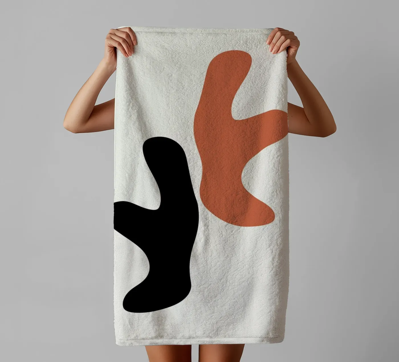 Shapes badhanddoek van Pure