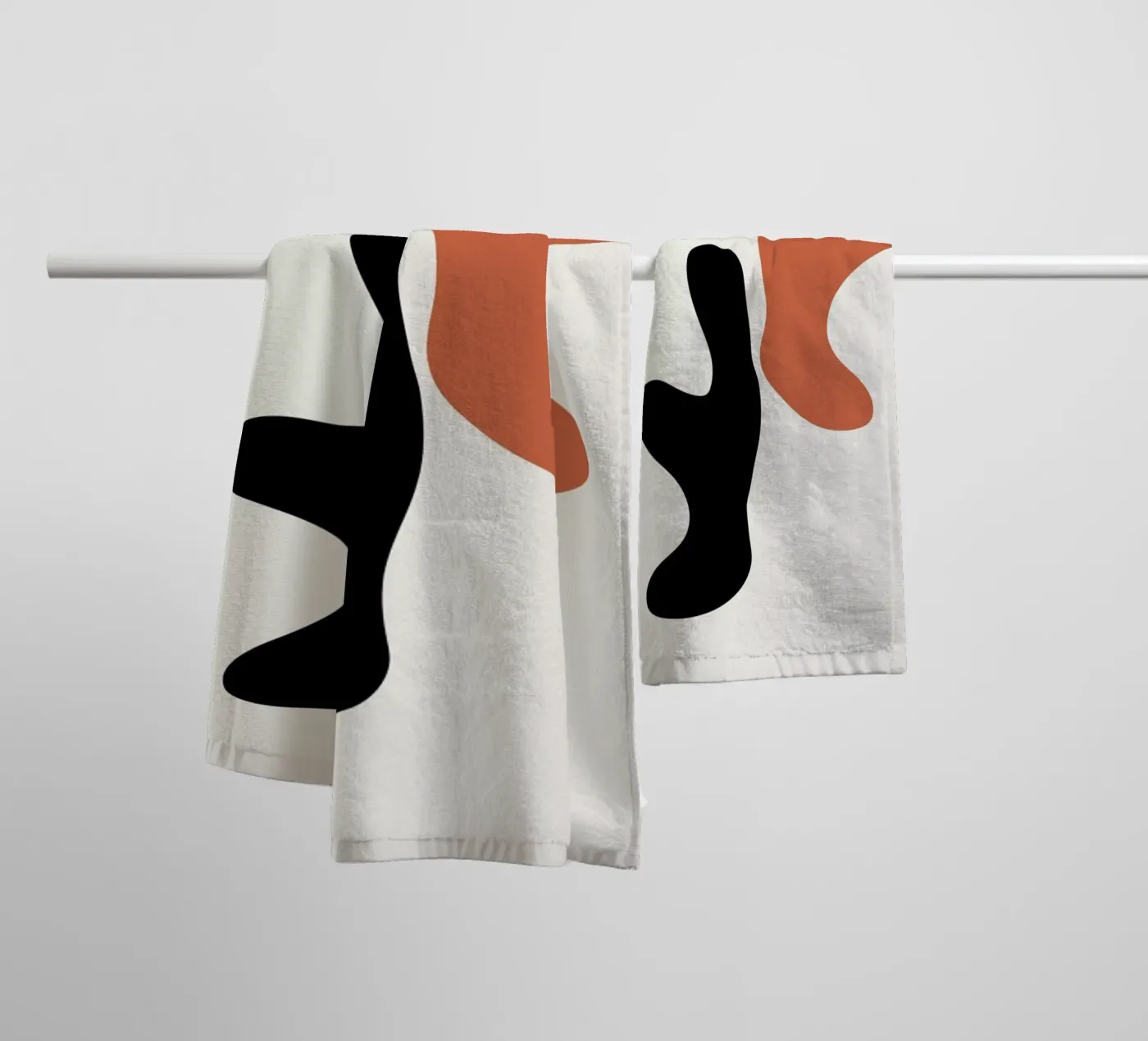 Shapes badhanddoek van Pure