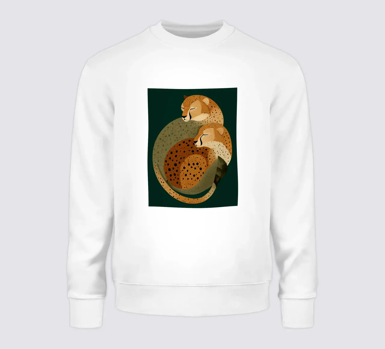 Edle Geparde sweatshirt van Carinaprint