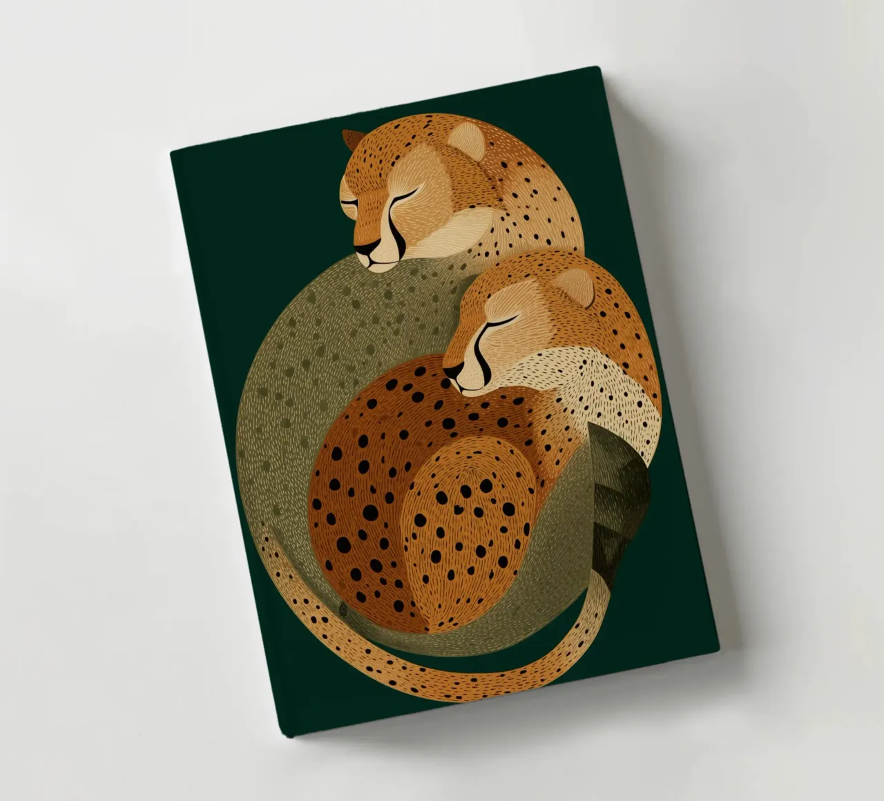 Edle Geparde notebook by Carinaprint
