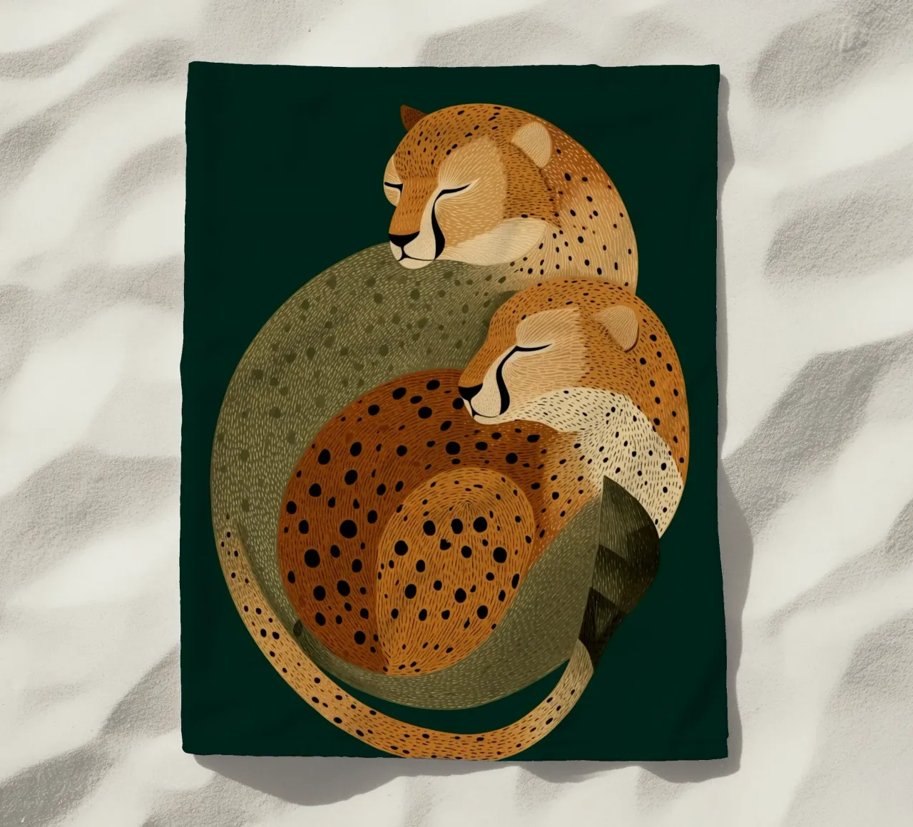 Edle Geparde telo mare da Carinaprint