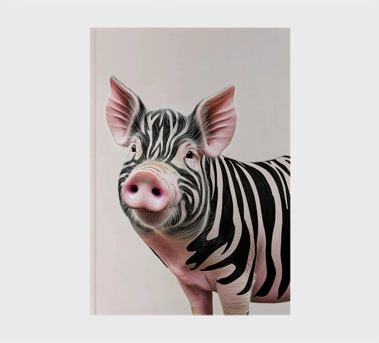 The zebra pig notebook by Carinaprint