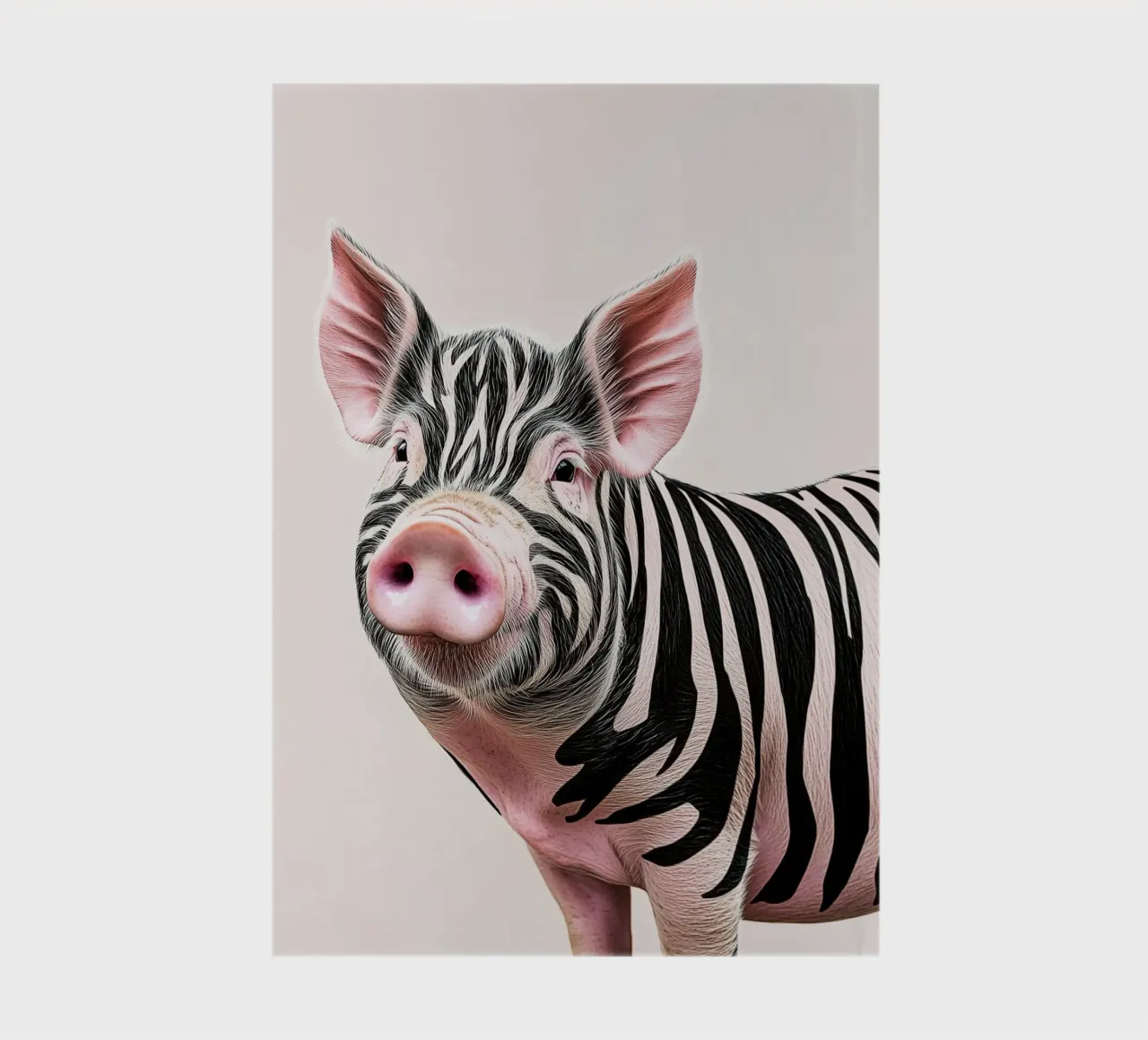 The zebra pig notebook by Carinaprint