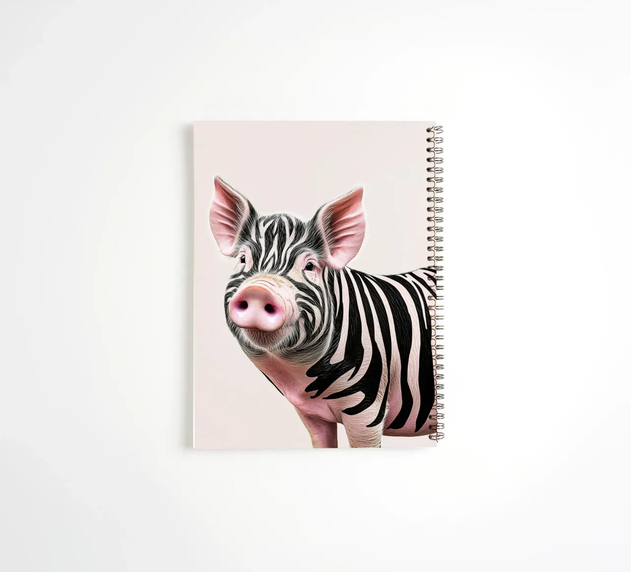 The zebra pig spiral notebook by Carinaprint