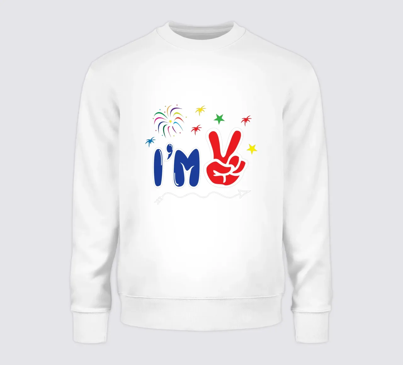 Design artistico personalizzato per il 2° compleanno felpa da PitaraS