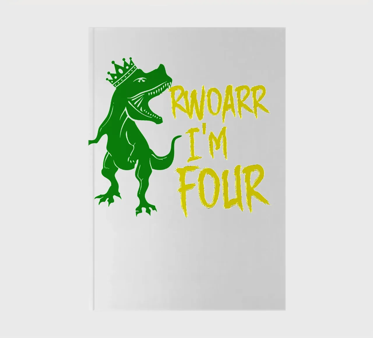 4th Birthday Custom Art Design notebook by PitaraS