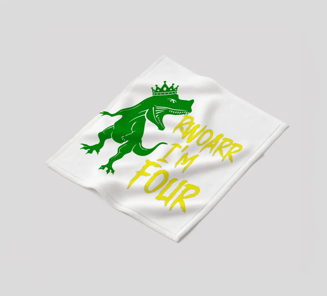 Design artistico personalizzato per il 4° compleanno coperta in pile da PitaraS