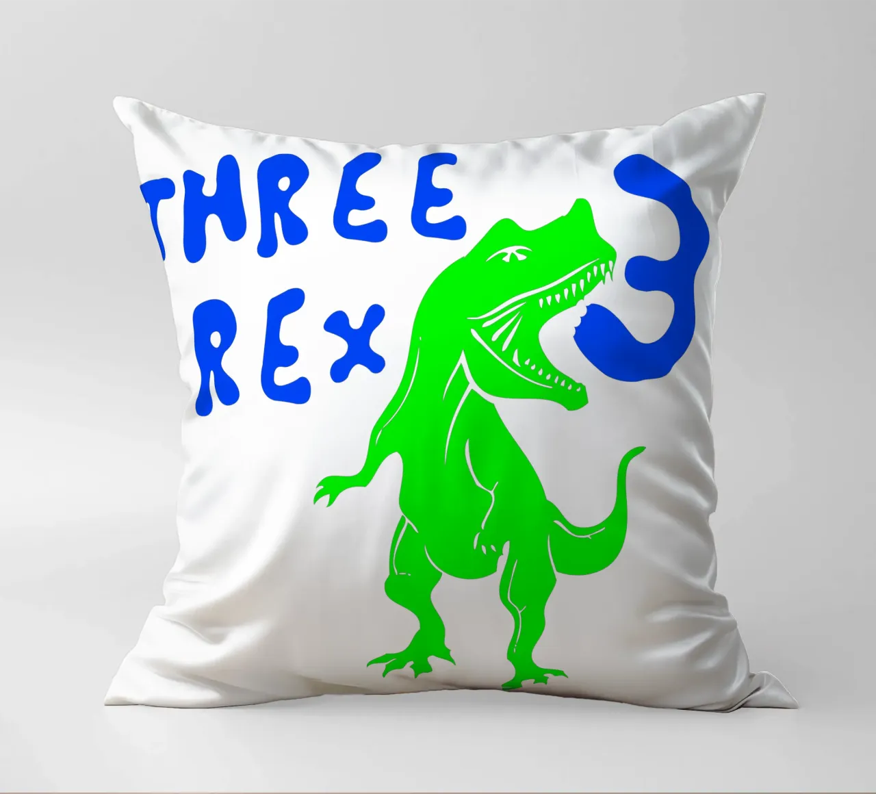 Design artistico personalizzato per il 3° compleanno cuscino da PitaraS