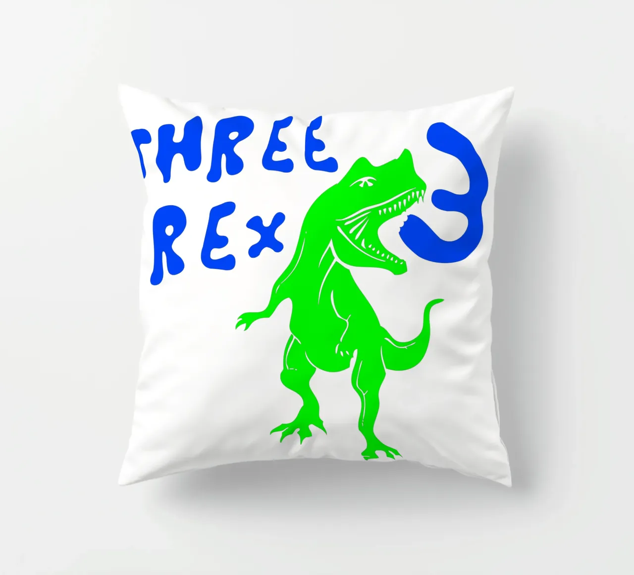 Design artistico personalizzato per il 3° compleanno cuscino da PitaraS