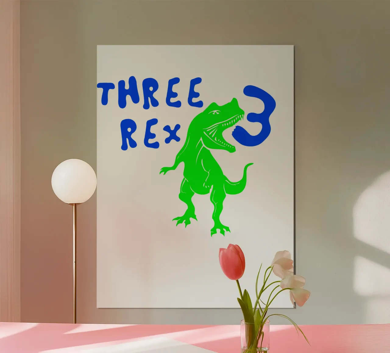 Design artistico personalizzato per il 3° compleanno carta hahnemühle da PitaraS