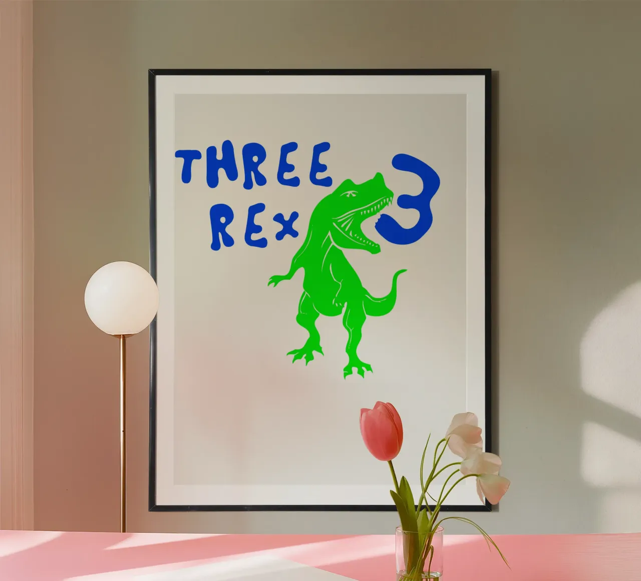 Design artistico personalizzato per il 3° compleanno carta hahnemühle da PitaraS