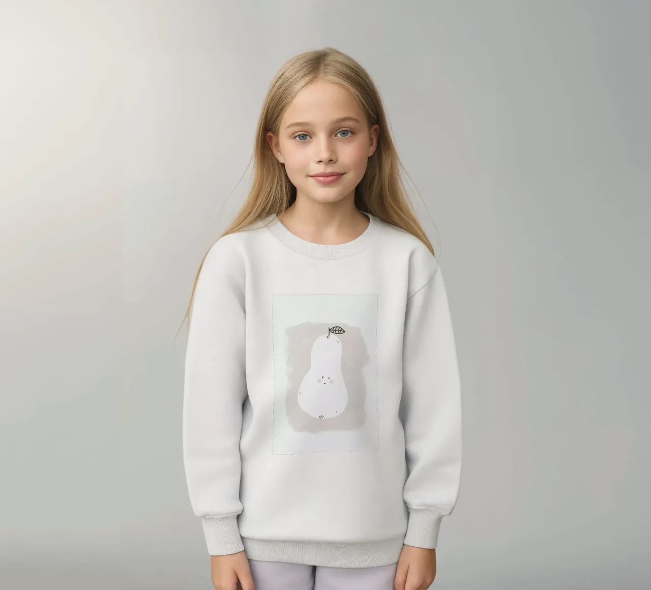 Pear kids sweatshirt by KRUTH DESIGN
