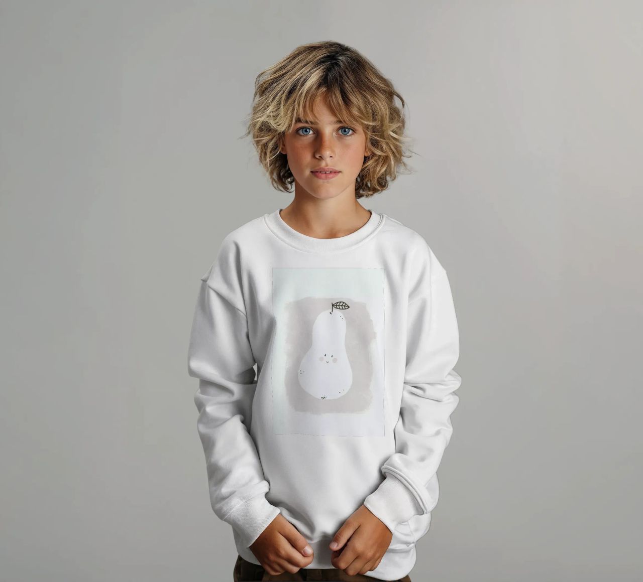 Pear felpa bambino da KRUTH DESIGN