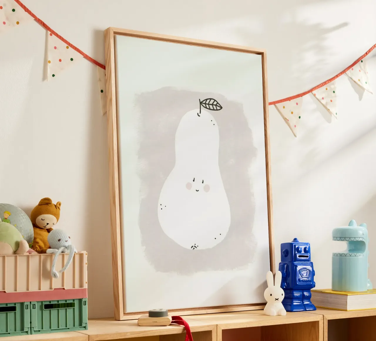 Pear tela con Cornice a cassetta da KRUTH DESIGN