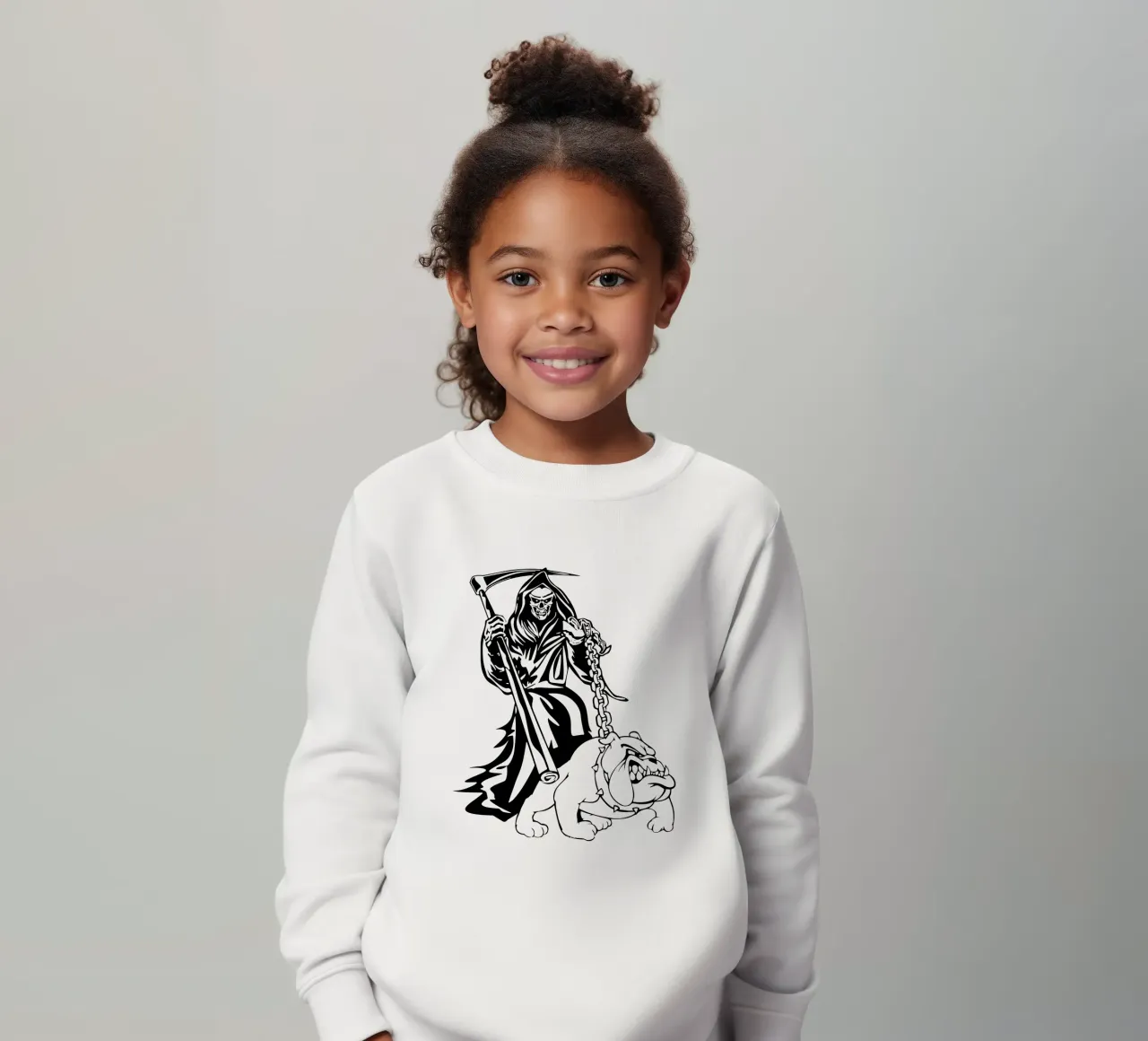 Diablo y Pitbull Funny Art Design sudadera para niño de SerongSoulS