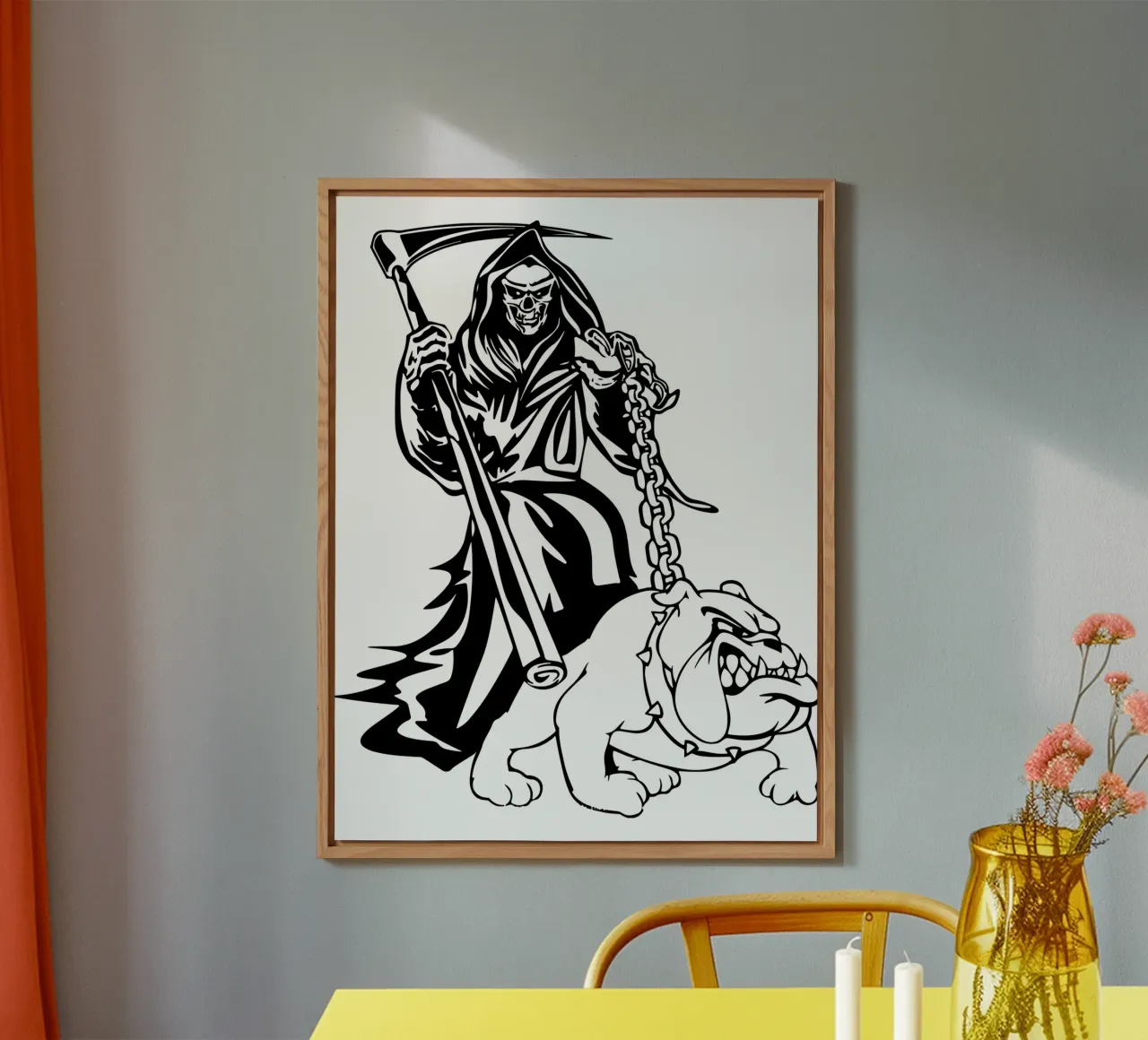 Diablo y Pitbull Funny Art Design aluminio dibond de SerongSoulS