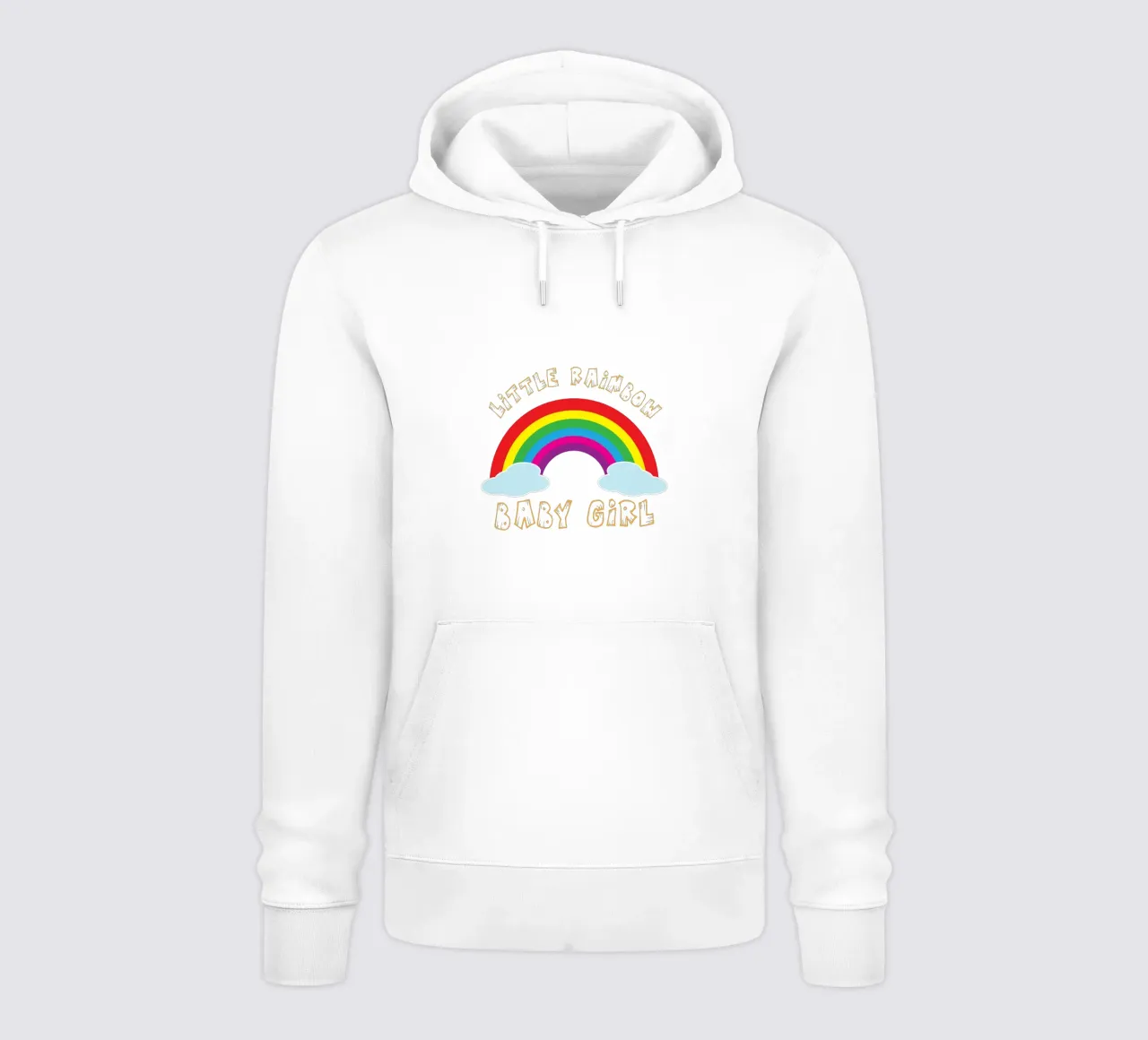 piccolo arcobaleno divertente design artistico felpa con cappuccio da BlogSawoo